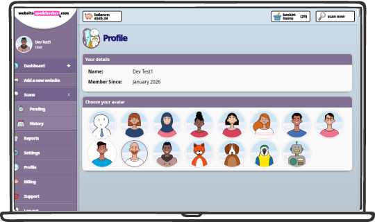 User Profile & Personalisation